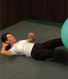 Stability Ball Exercise: Leg Lifts