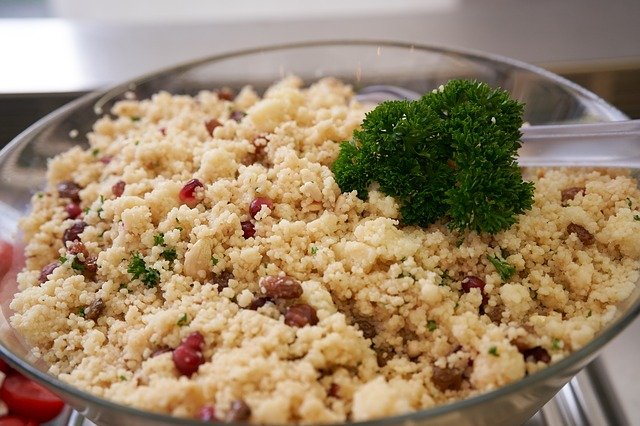 Couscous Salad recipe with Carrots and Raisins