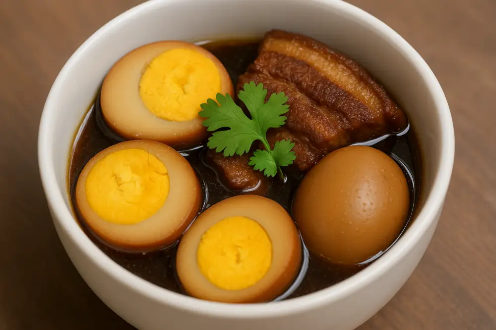 chinese pork stew with eggs