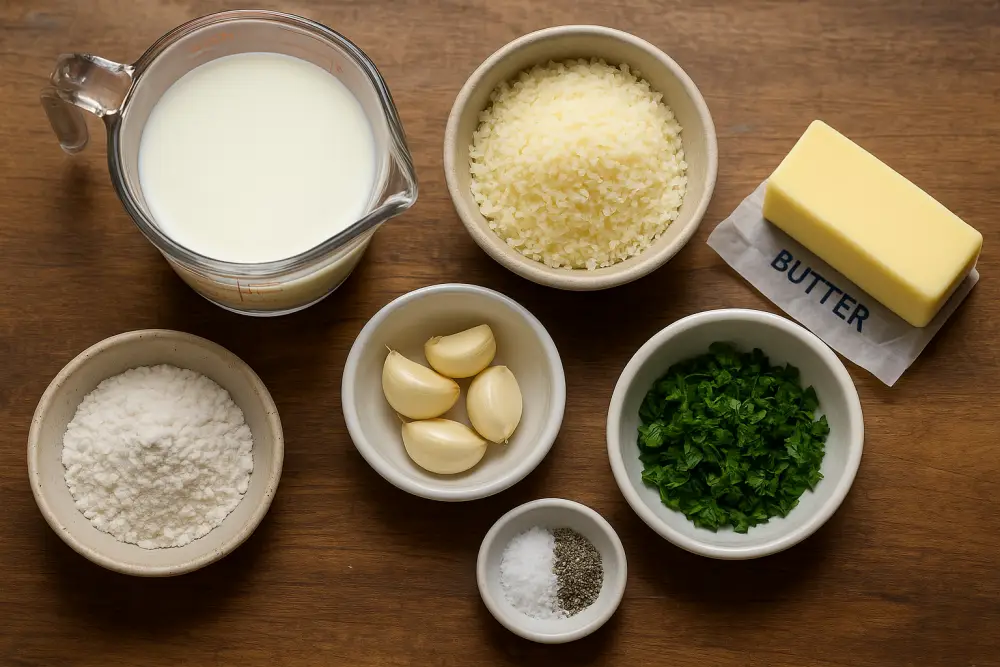 garlic parmesan sauce
