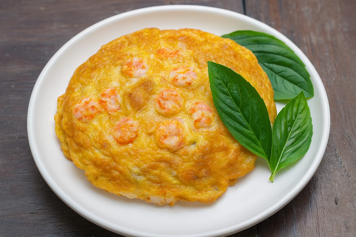 Prawn Omelette Thai Recipe